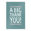 Greeting Card Thank You Postcard // A Big Thank You