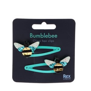 Bumblebee glitter haarspeldjes (set van 2)