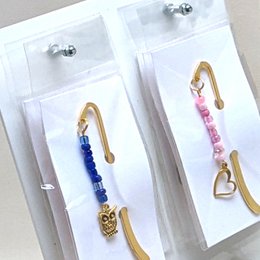 Segnalibri "Albero della vita Mix 4", set da 3, color oro