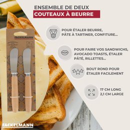 2er Set Fackelmann Sybarys Buttermesser