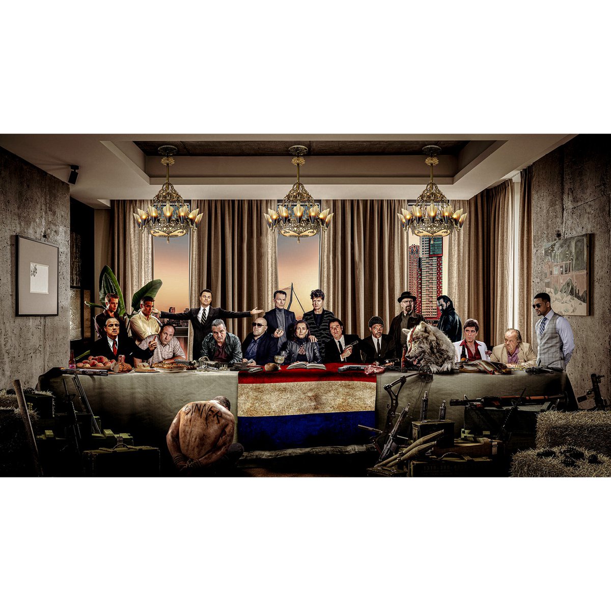 Gangsters last supper in Rotterdam