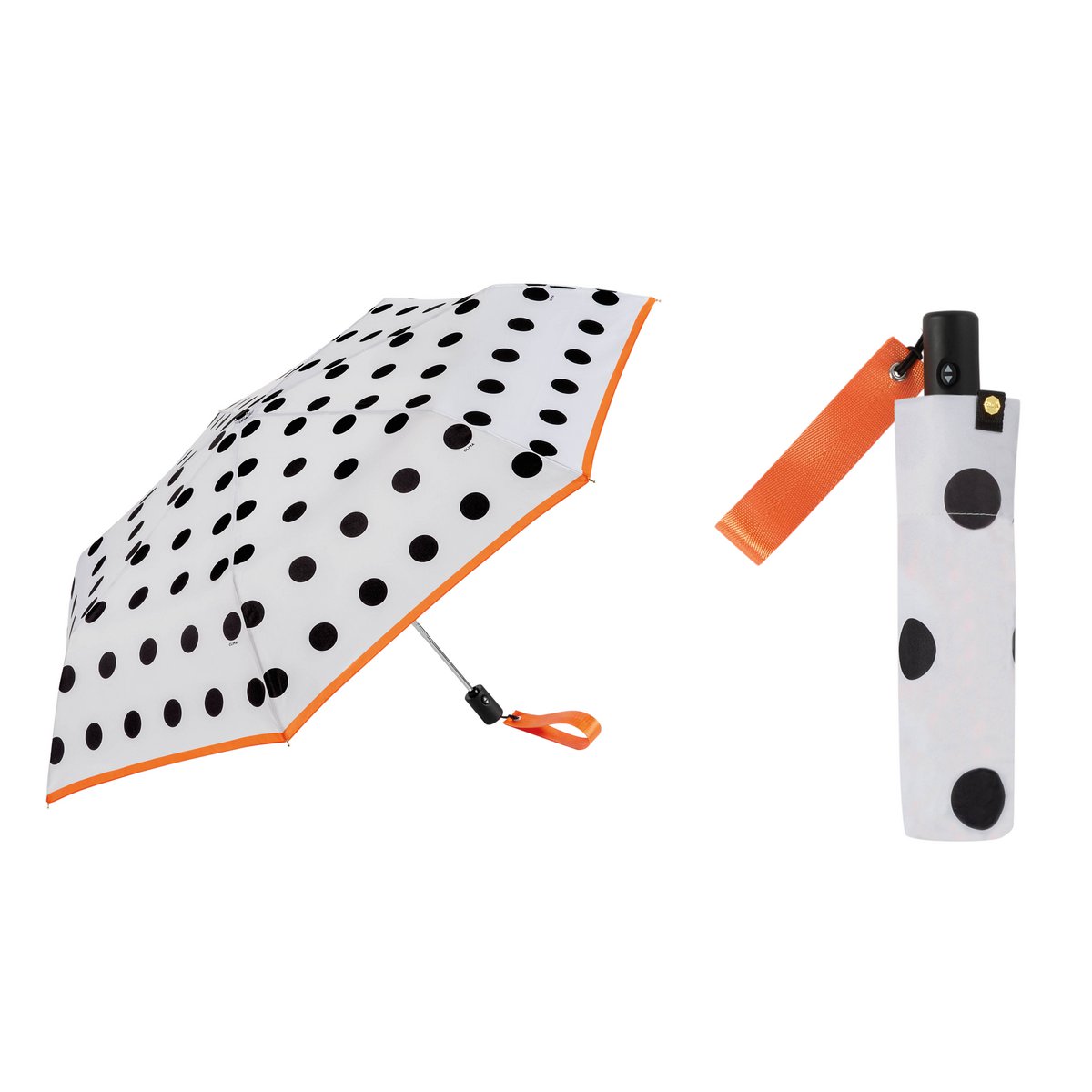Open and Close Folding Umbrella "Orange Blossom" | Windproof | UV50+ | Climate M&P