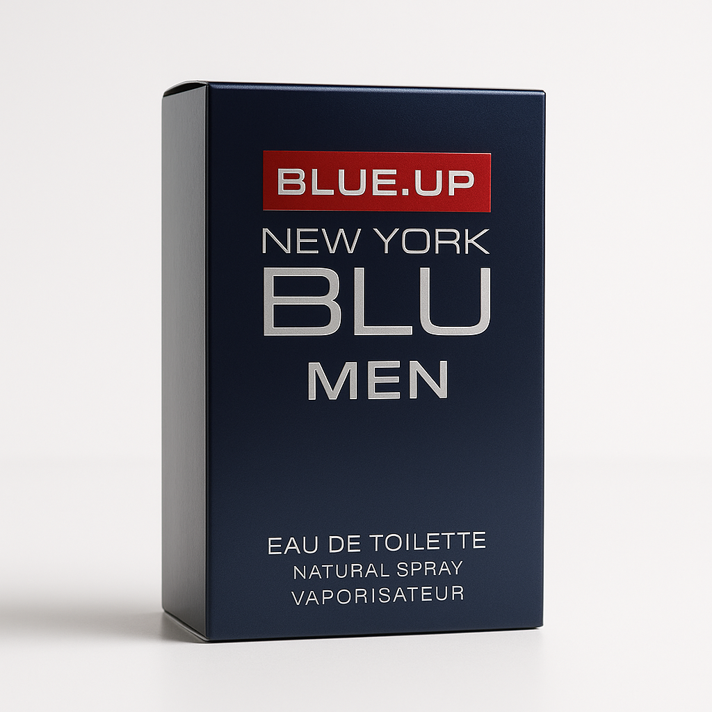 Blue Up New York Blue Männer - Herren -Toilettenwasser 100 ml | Aromatisches und magnetisches Holz