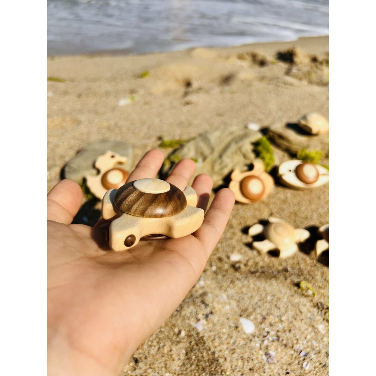 Jouet Tortue de Mer - Tortuga en Bois