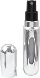 WS Metallic Perfume Atomiser Silver