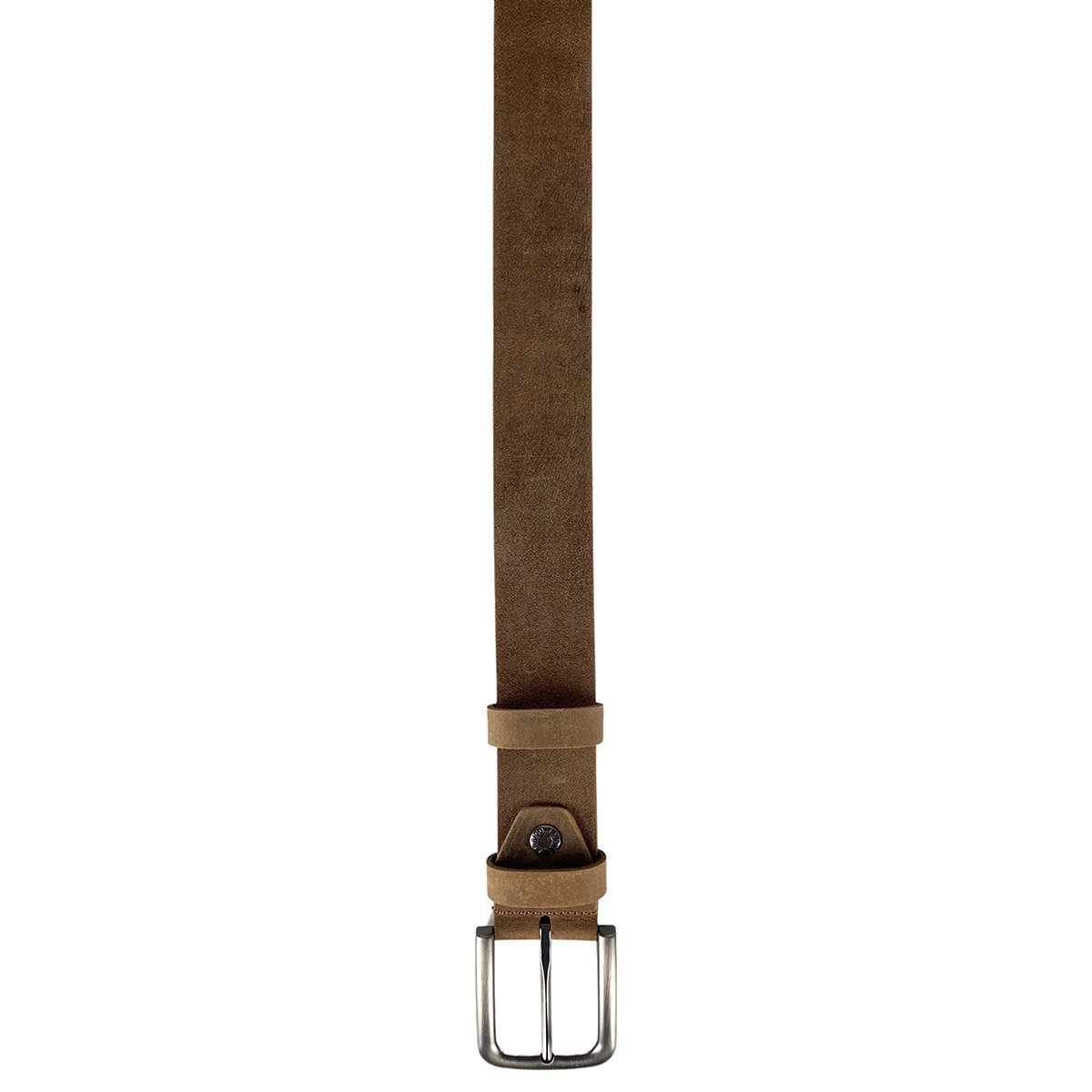 Herrengürtel - Damengürtel - Braunes italienisches Leder - 4 cm breiter lässiger Ledergürtel