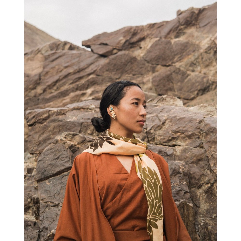 Na-gyen Akor | Pendientes Akor - Turquesa