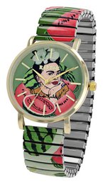 Damski zegarek na rękę Raptor „Frida Kahlo Edition” ze sznurkiem