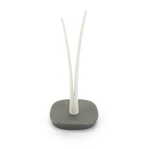 Paper roll holder white-grey LIVIO 3611