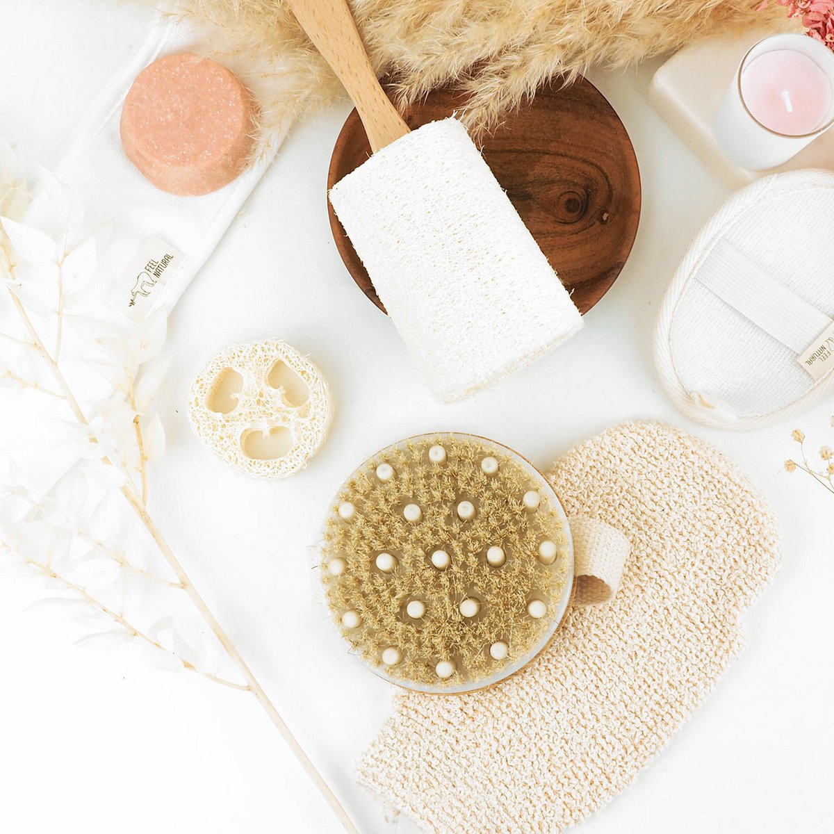 Gant exfoliante en yute - sentirse natural