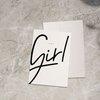It's a Girl / Klappkarte