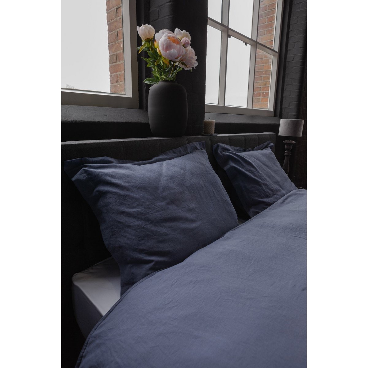Linen duvet cover set Dusty Blue