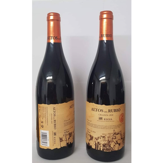 Crianza rødvin D.O.Ca. Rioja Altos del Rubio