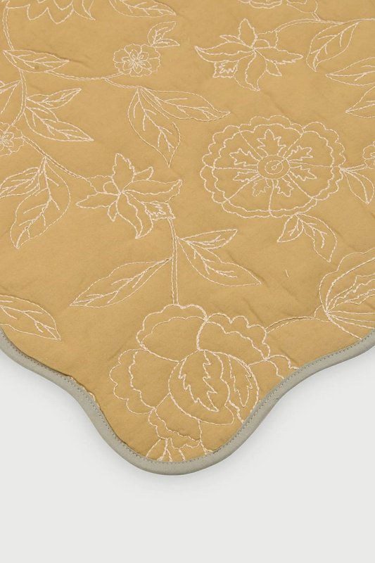 Tafelmat | Rosabelle Chintz oker schelpmatten-set van 2 van Sanctuary Living