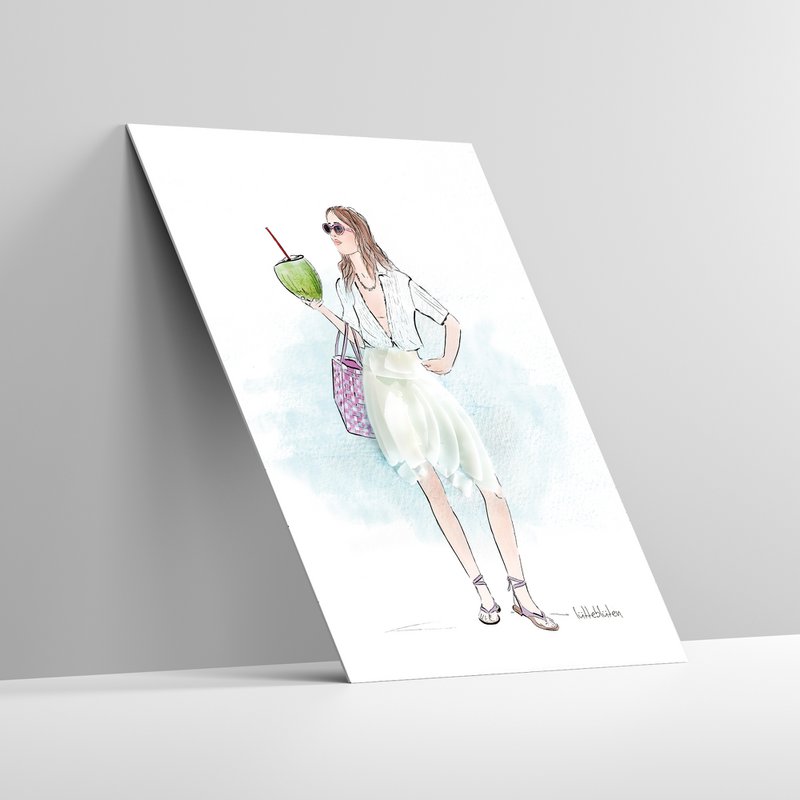 Karte mit Umschlag | Piña Colada