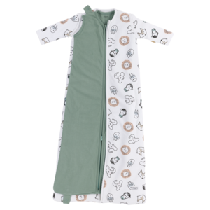 Schlafsack 4-Jahreszeiten-Interlock-Jersey Animal Multicolour
