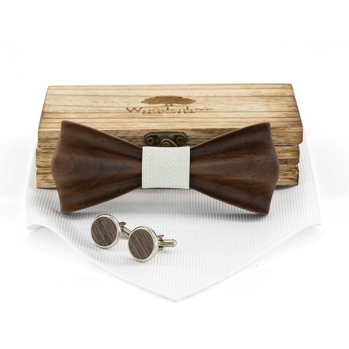 Noeud papillon en bois premium "bow"