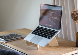 Support pour ordinateur portable — Portable et en bois