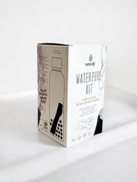Kit di purificazione dell'acqua - 1 carbone attivo binchotan e 20 perle in ceramica em