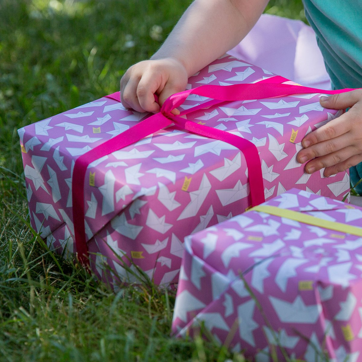 Roze cadeaulint, roze lint gemakkelijk te strikken, 16 mm x 5 m roze grosgrain lint voor het inpakken van cadeaus