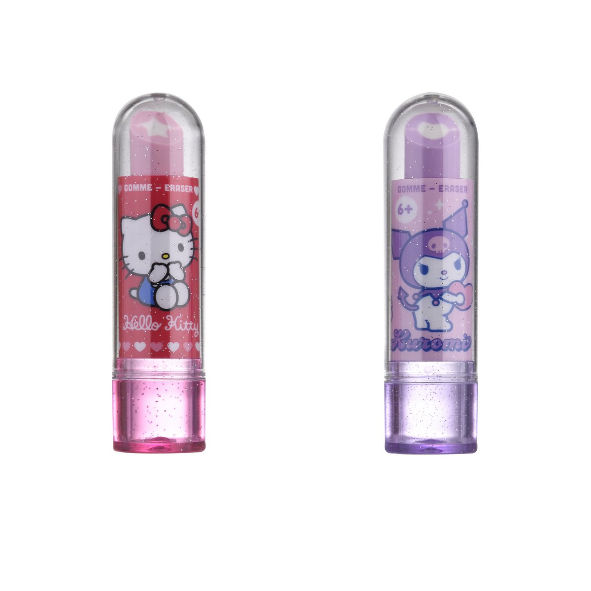 Hello Kitty og Kuromi Lipstick Eraser