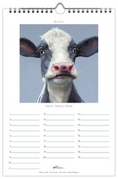 Birthday calendar Funny Cows, Geke Hoogstins