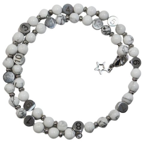 Howlite - Breastfeeding bracelet
