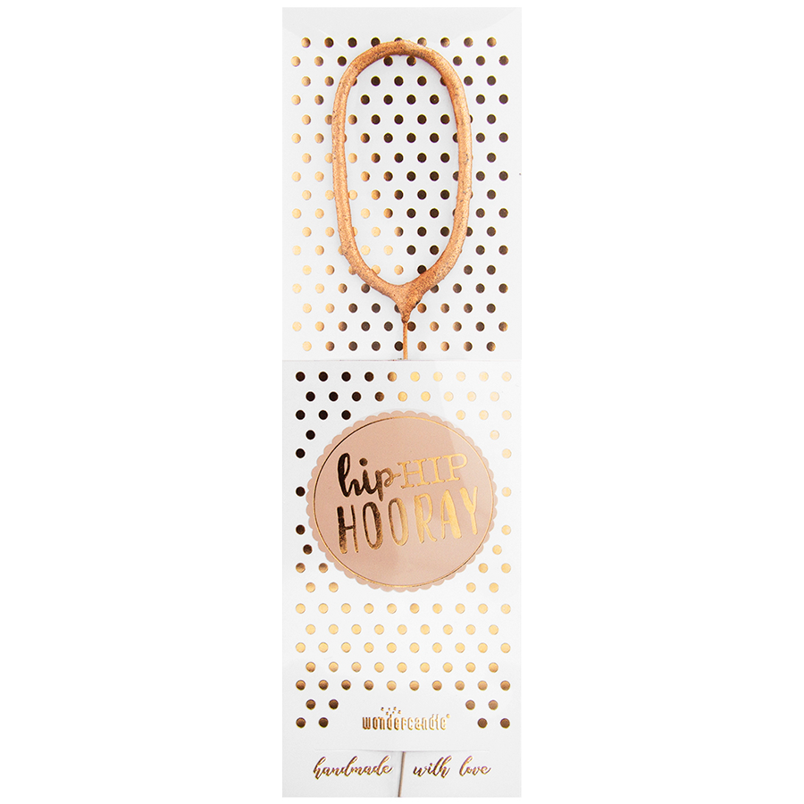 Hiphip hooray Roségold 290 Sortiment 144 Wondercandle® classic