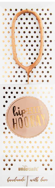 Hiphip hooray Roségold 290 Sortiment 144 Wondercandle® classic