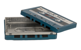 Metal storage box, Music cassette,