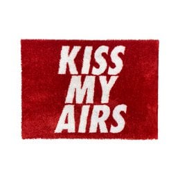 Sneaker tæppe / dørmåtte - Kiss my airs - Rød