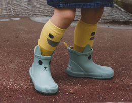 KERRAN Kinder-Regenstiefel Platin