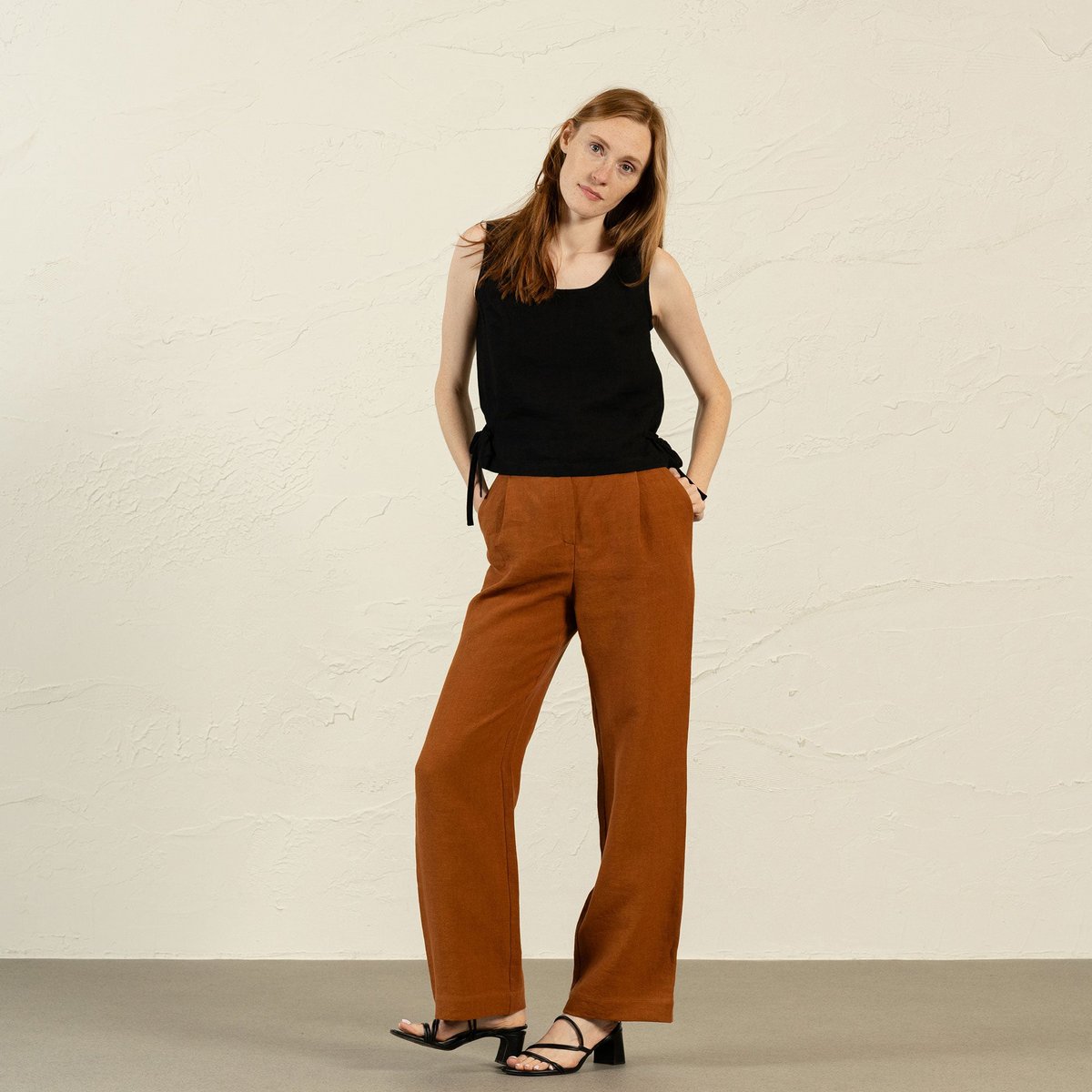 Crop Top con Nastri Laterali Audrey