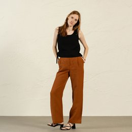 Crop Top con Nastri Laterali Audrey