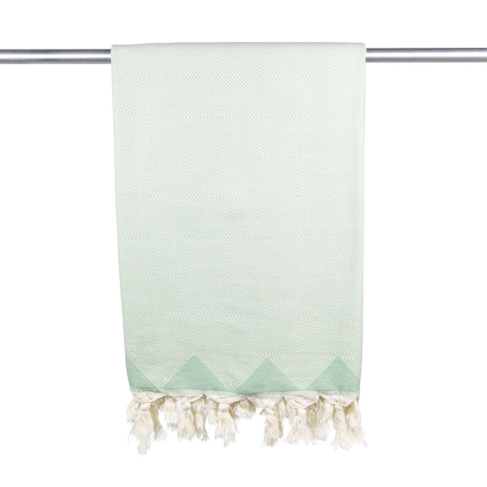 Hammam towel organic cotton Kestane pistachio