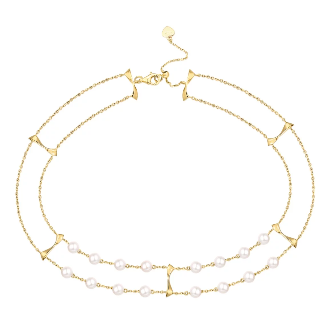 Collier, tour de cou double couche