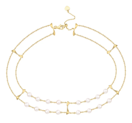 Halskæde, dobbeltlags choker