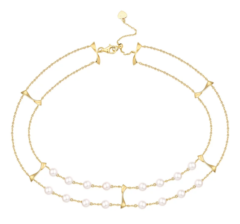 Halskæde, dobbeltlags choker