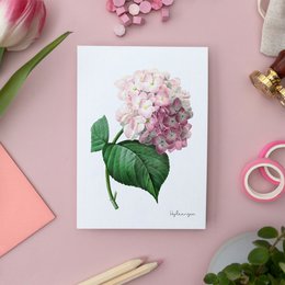 Rose Pack - Handgefertigte Postkarten A6 mit Umschlag - Botanical Vintage