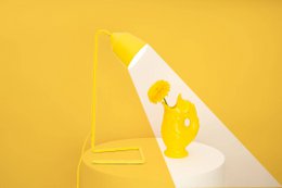 Pesce in ceramica (giallo)