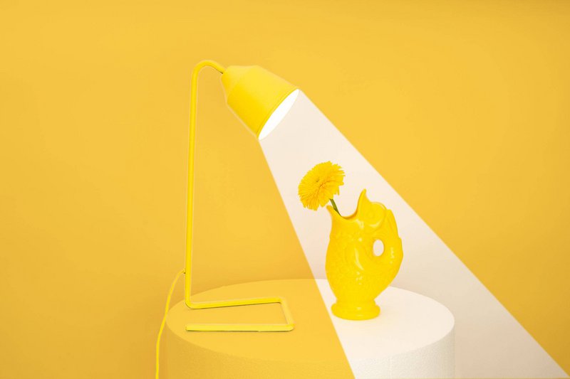 Pesce in ceramica (giallo)