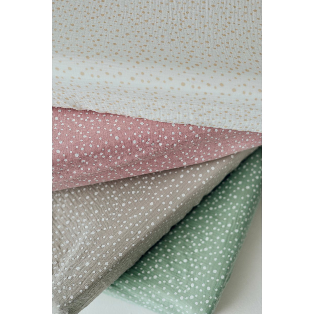 Tisu luierveranderende kussendeksel, blush stip