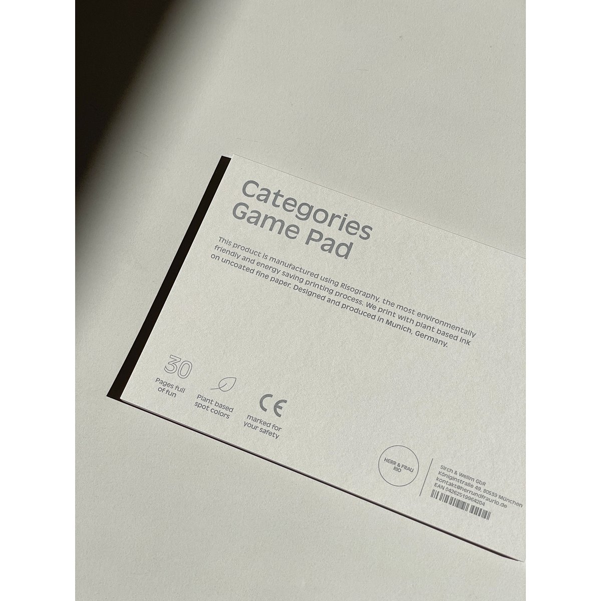 Risography City Country River tear-off pad (13.5 x 19.7 cm)