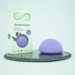 Spugna Konjac 100% naturale viso e corpo - In scatola | Diversi modelli tra cui scegliere