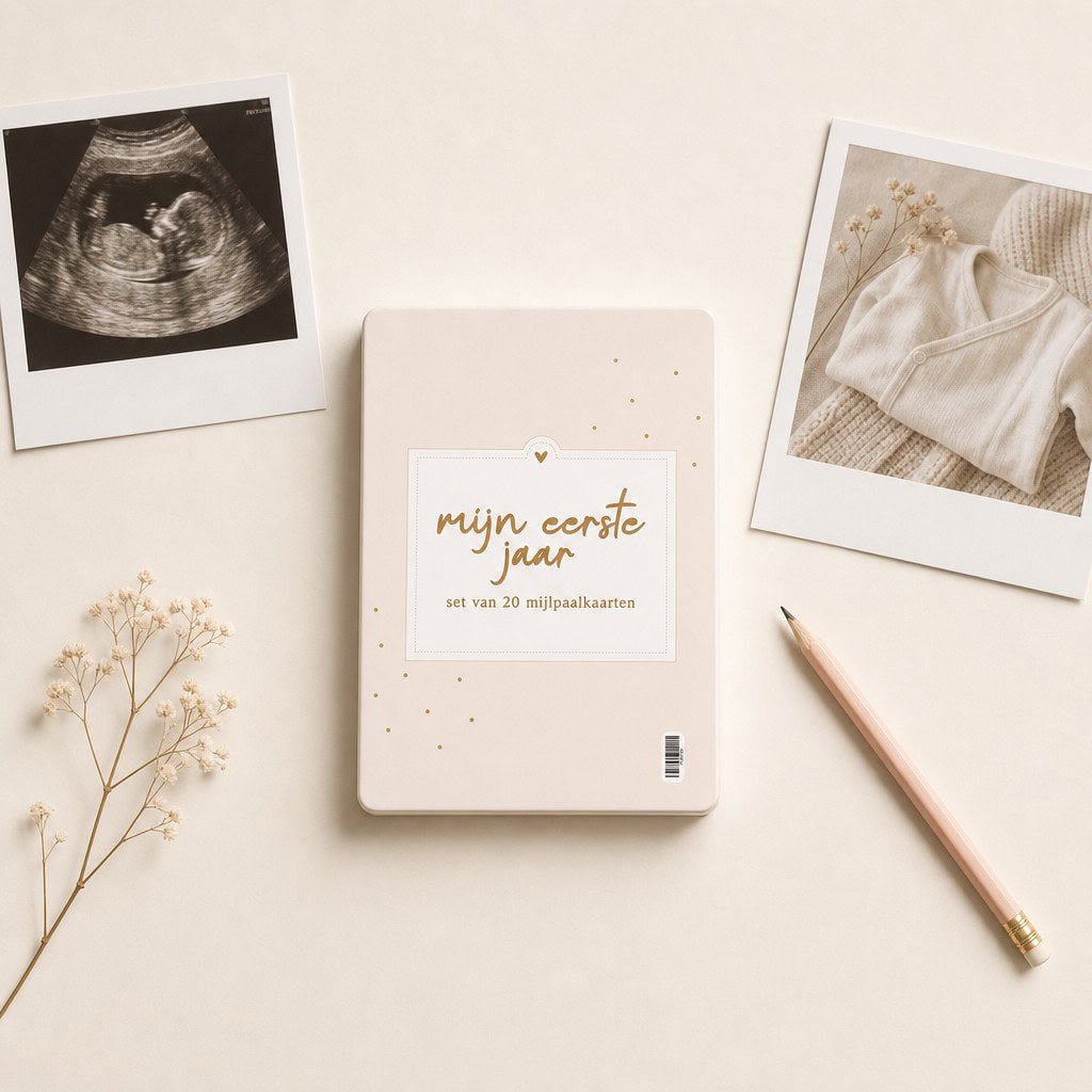 Fyllbooks Milestone cards set Baby - Beige