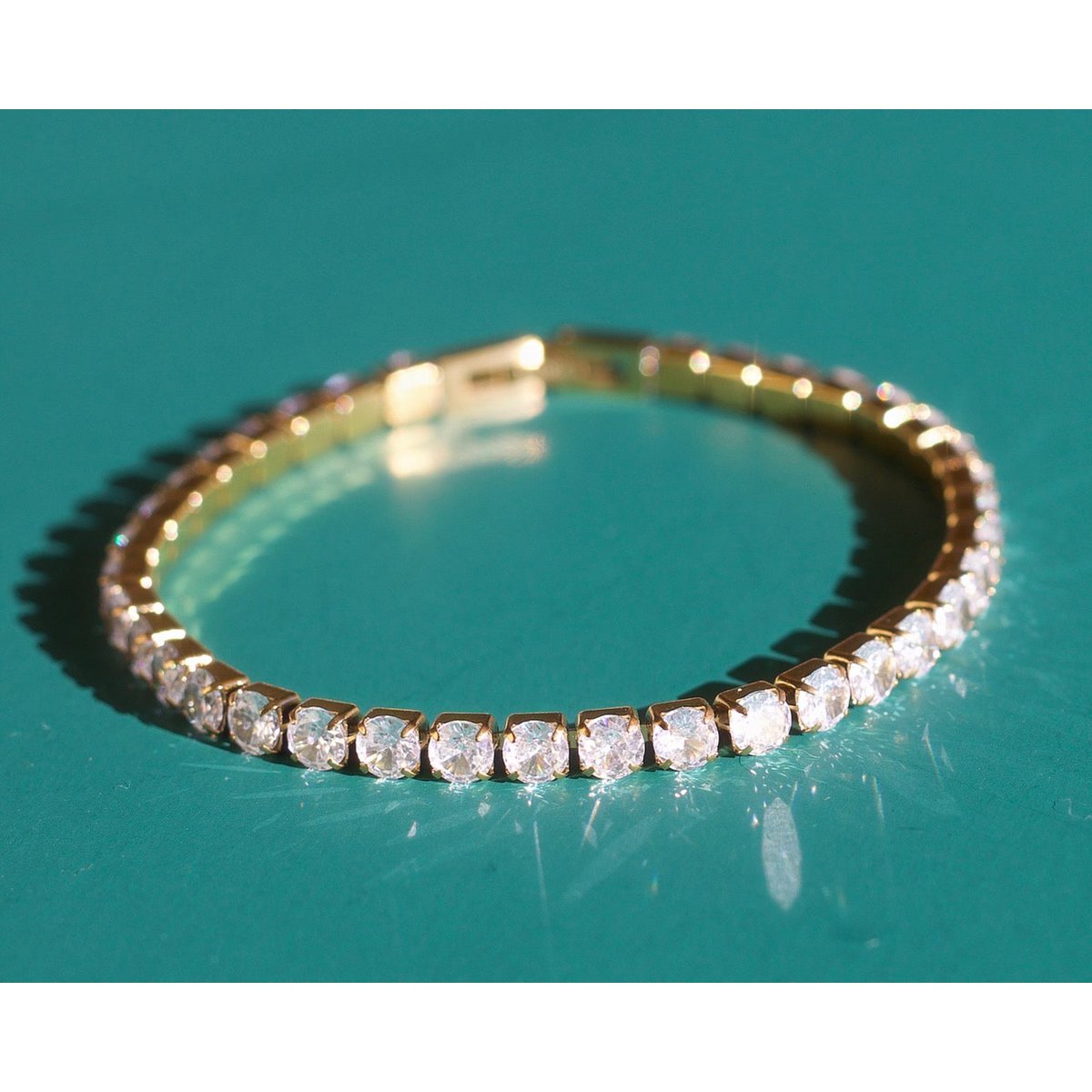 Press - Tennis Bracelet 4mm