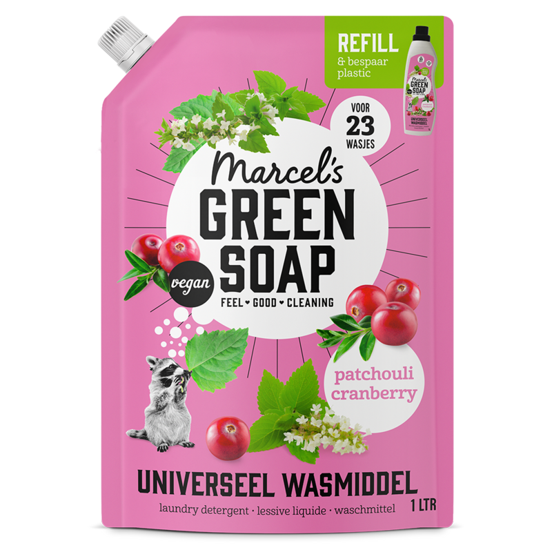 Universalwaschmittel-Nachfüllung Patchouli & Cranberry