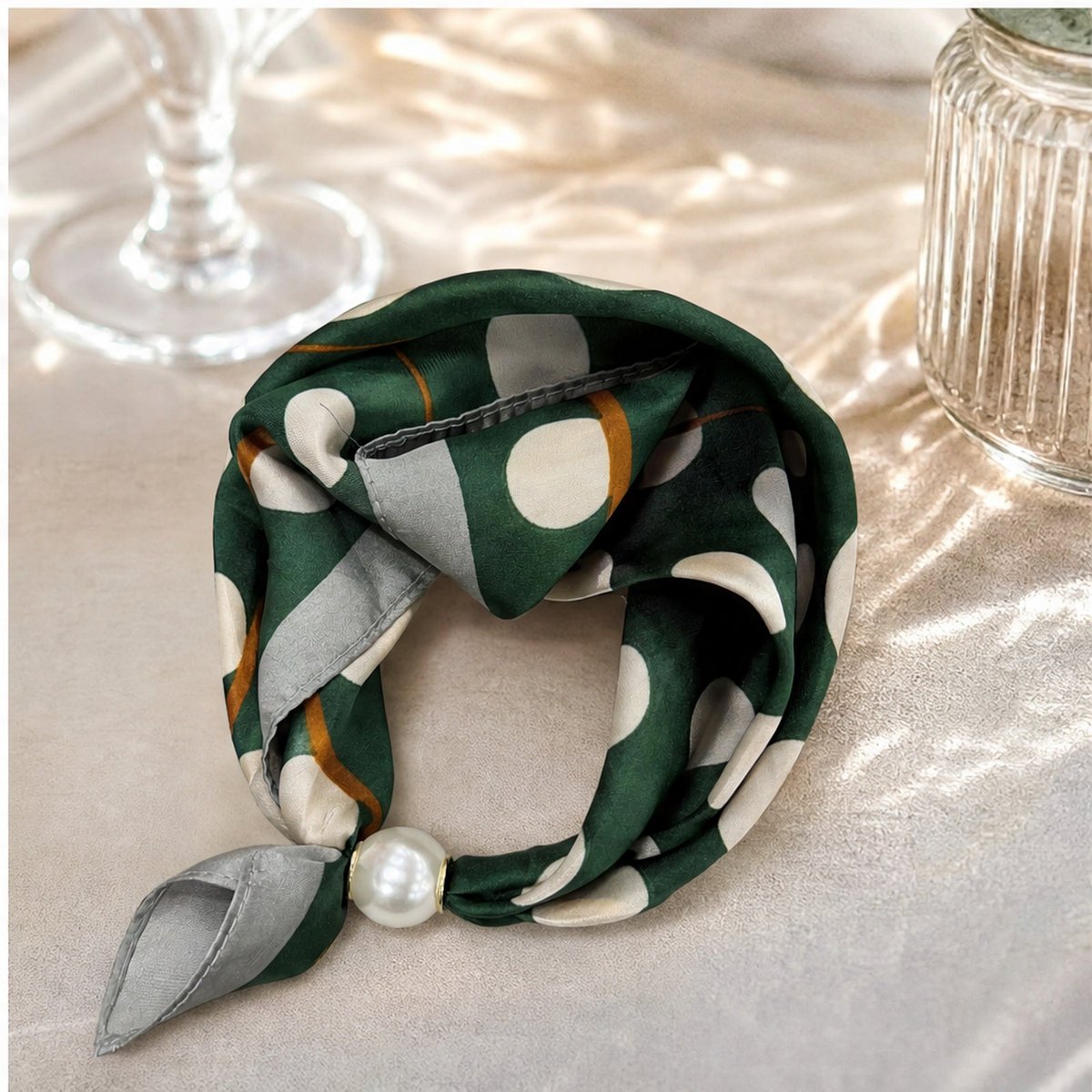 HS Pearl Scarf Dot Print - Multiple Colors