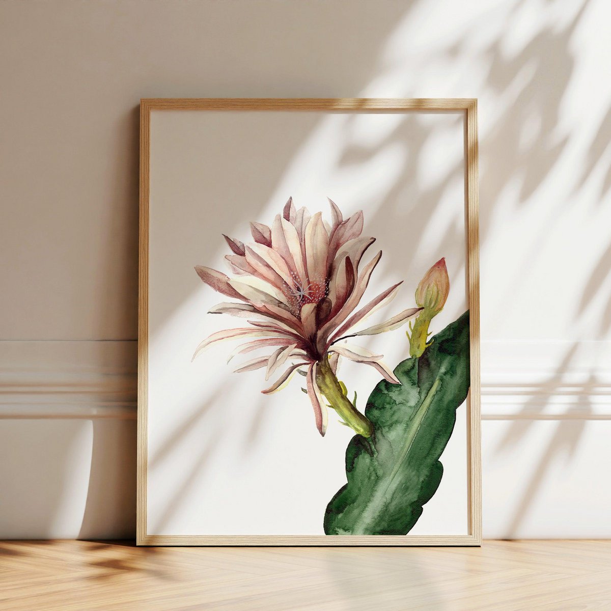 Kunstdruck - Red Cactus Flower