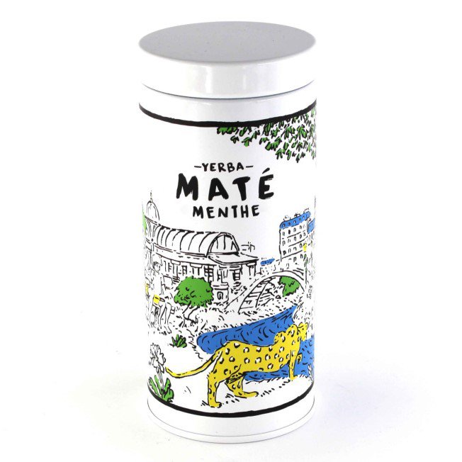 Biologische Mint Mate - 100g blikken doos mate